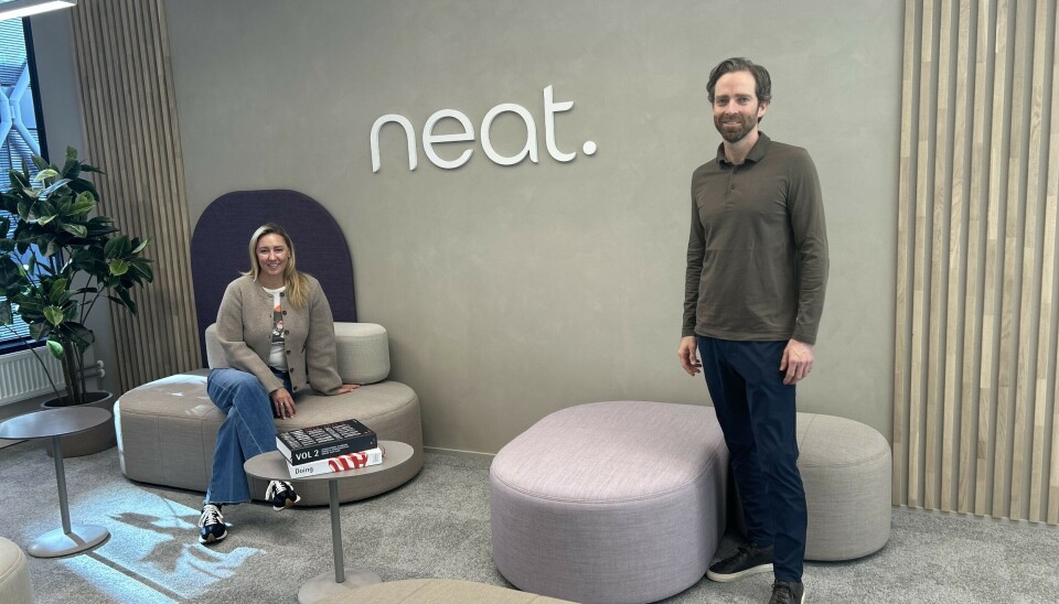 Fra venstre: Administrerende direktør Janine Pelosi og produkt og ingeniør-direktør Tormod Ree. Fra venstre: Administrerende direktør Janine Pelosi og produkt og ingeniør-direktør Tormod Ree.