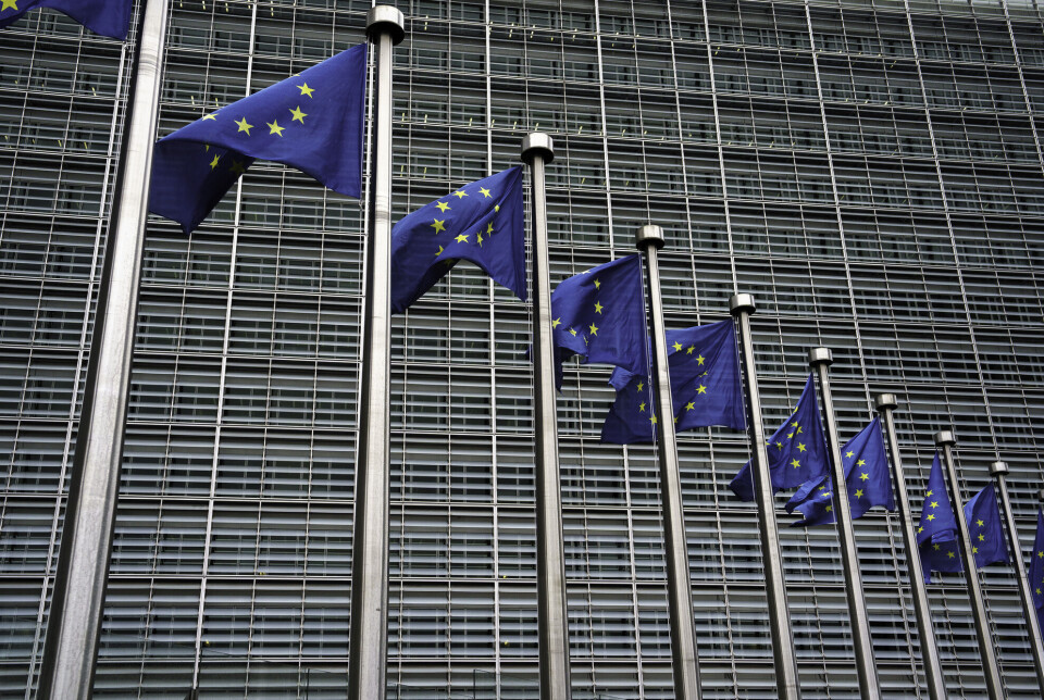 Europakommisjonens hovedkvarter Berlaymontbygningen i Brussel i Belgia. Arkivfoto. Europakommisjonens hovedkvarter Berlaymontbygningen i Brussel i Belgia.