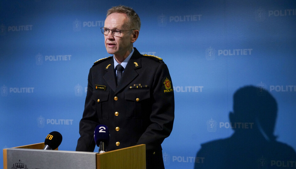 Politidirektør Håkon Skulstad presenterer Politiets trusselvurdering 2025.