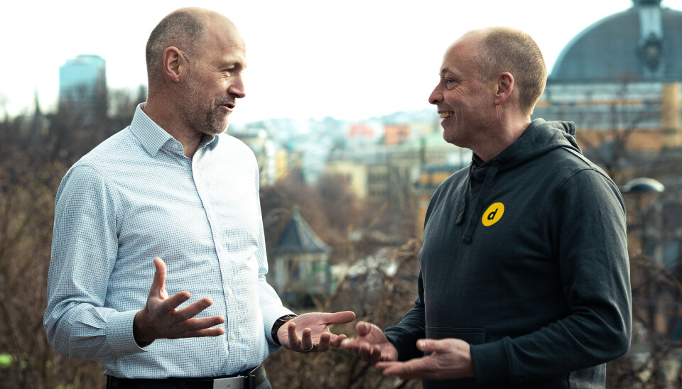 Kenny Hognestad (t.v) og Viggo Navarsete i Dobee