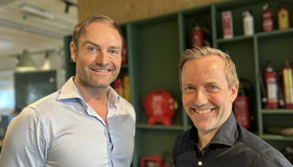 Fra venstre: Geir Mathisen og Petter Mathisen Miljø Norge