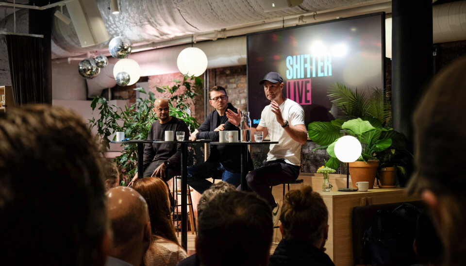 Shifter-gründer Lucas Weldeghebriel, Martin Eriksen i Viking Venture og Spacemaker-gründer Anders Kvåle.