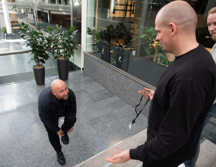 Profrakt-gründer Alf Kristian Amundsen med Martin Nordvold og Stian Opsalhagen.