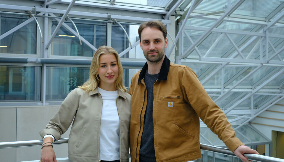 Gründerne Fredrikke Rusten og Mathias Oldani i Staaltro.