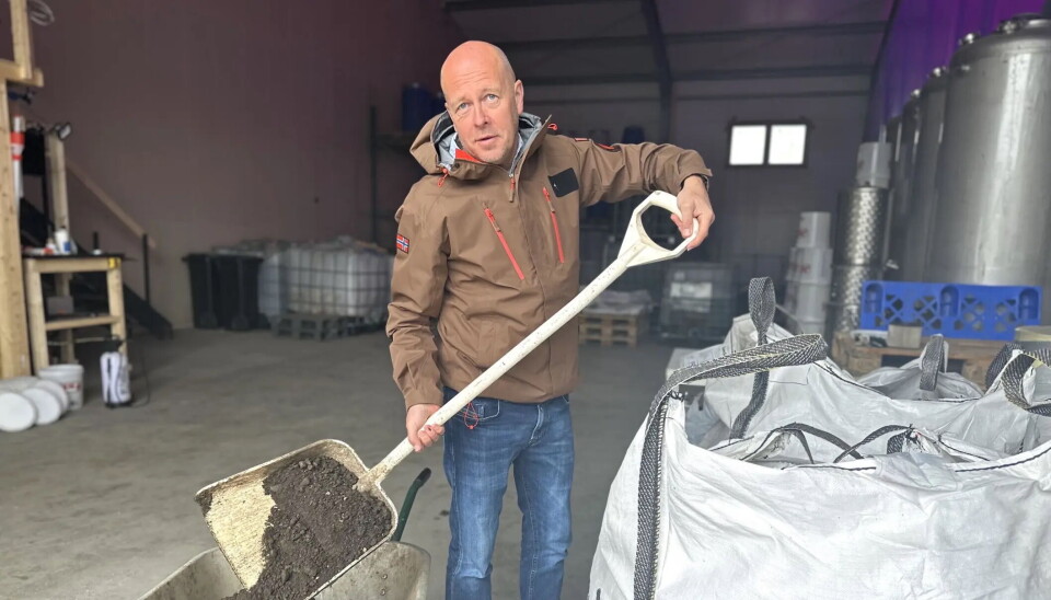 Gründer Fredrik Schmidt Fotland i Wastech. Gründer Fredrik Schmidt Fotland i Wastech.