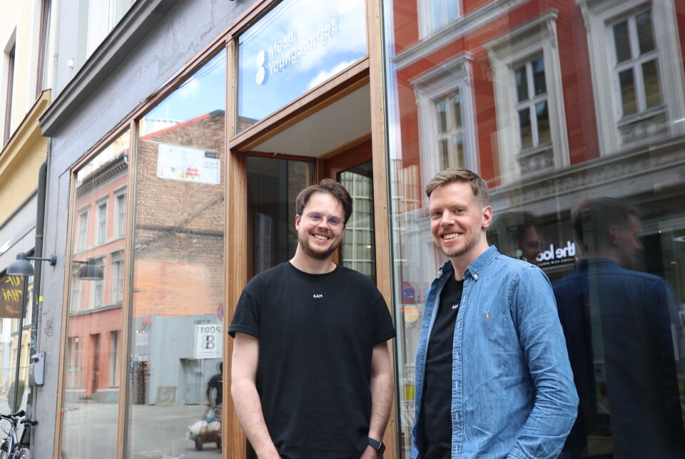 6AM: Marcus Langseth Nickelsen og Thor Richard Isaksen i Oslo. 6AM: Marcus Langseth Nickelsen og Thor Richard Isaksen i Oslo.