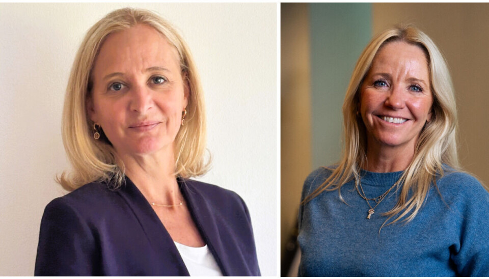 Camilla Forberg (fra høyre) og Lise af Ekenstam går til Xplora.