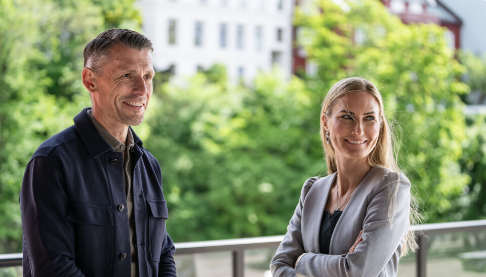 André Knüppel og Isabelle Baumann i Oda.