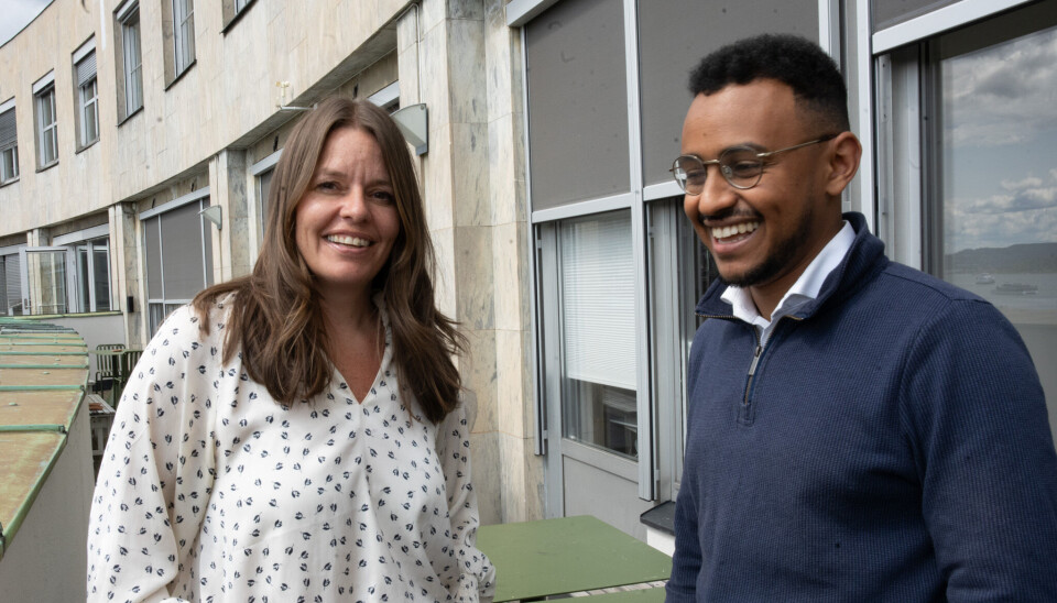 Investment director Cathrine Kaasen Conradi og Nahom Kidane Yemane, senior associate i Norfund.