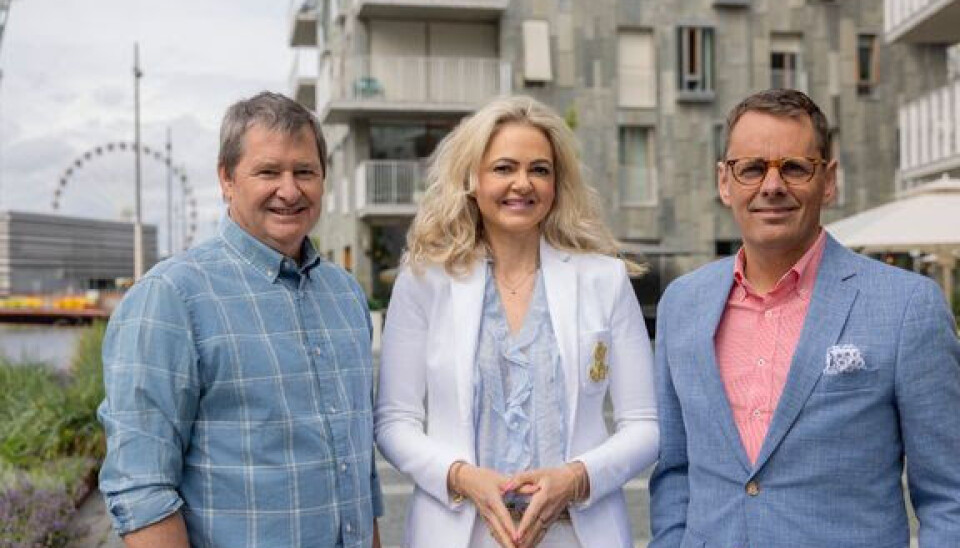 (F.v) Rob Wood (medgründer og investeringsdirektør), Eilin Schjetne (gründer og Administrerende direktør), Trond Eriksen (medgründer og Investor Relations). (F.v) Rob Wood (medgründer og investeringsdirektør), Eilin Schjetne (gründer og Administrerende direktør), Trond Eriksen (medgründer og Investor Relations).