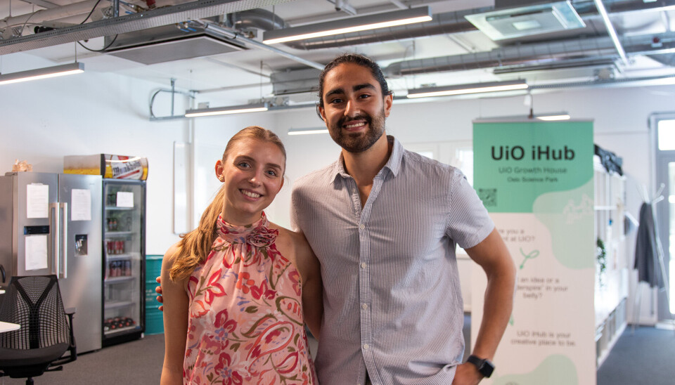 Kristine Brokhaug og Reza Ebrahimi i Klarity. Kristine Brokhaug og Reza Ebrahimi i Klarity.