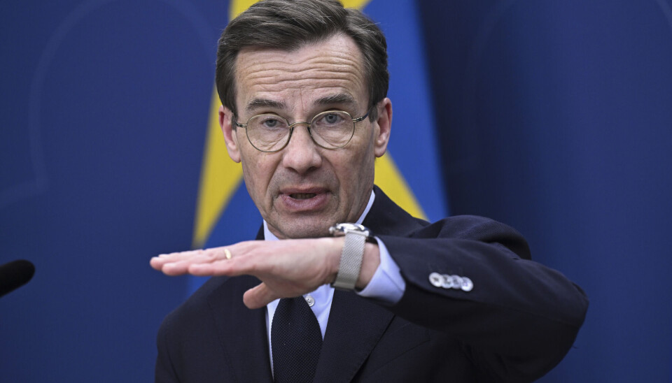 Sveriges statsminister Ulf Kristersson (M) vil hjelpe svenske AI-startups med EUs reguleringer.