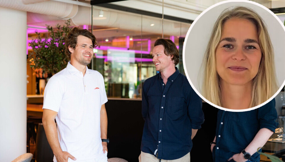 Magnus Carlsen, Mats-André Kristiansen og Elise Svedal Nilsen.