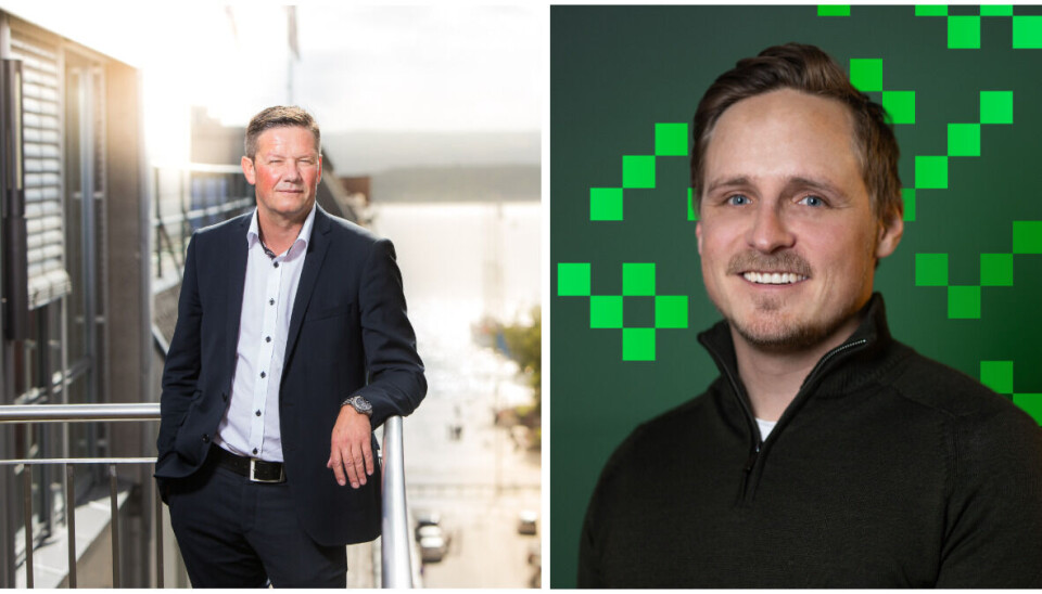 Gründer Marius Jansen (til høyre) i Loop Academy blir saksøkt av ManpowerGroup, her ved kommunikasjonsdirektør Sven Fossum.