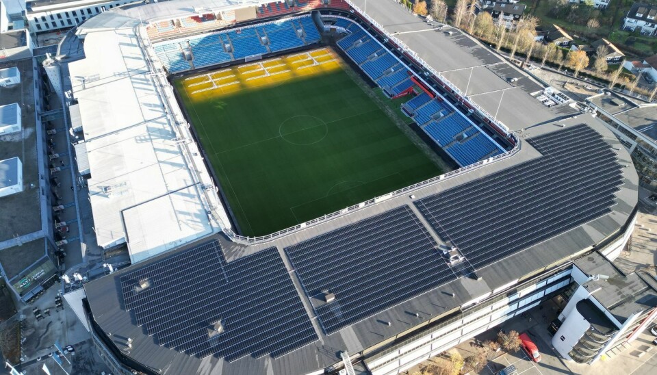 I 2024 leverte Over Easy Solar solcellepaneler til Ullevål stadion. I 2024 leverte Over Easy Solar solcellepaneler til Ullevål stadion.
