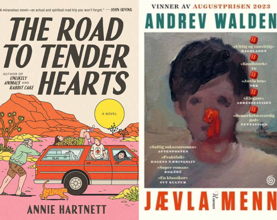 The Road to Tender Hearts av Annie Hartnett og Jævla menn av Andrev Walden. The Road to Tender Hearts av Annie Hartnett og Jævla menn av Andrev Walden.