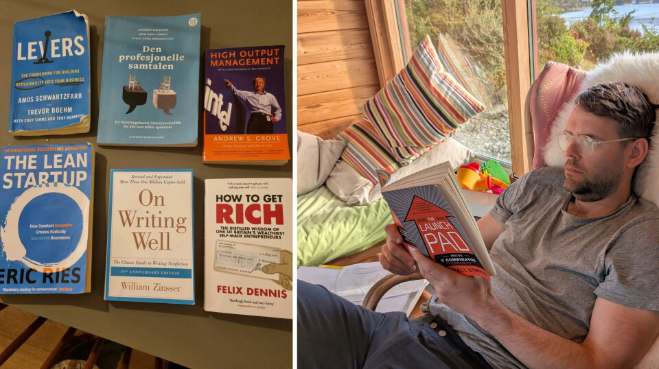 Disse bøkene leser Karsten Duus Wetteland i sommer. Disse bøkene leser Karsten i sommer.
