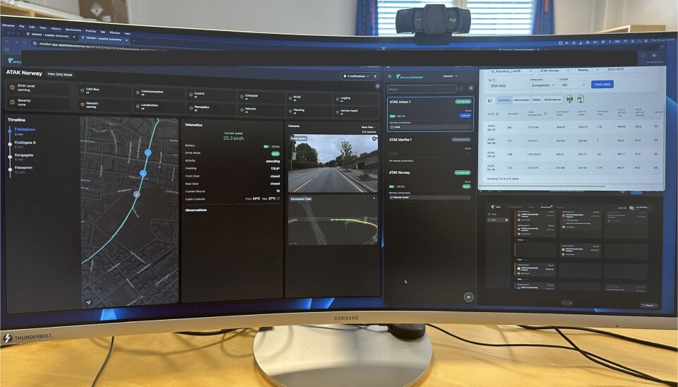 Bildet viser softwaren til Applied Autonomy Xflow. Bildet viser softwaren til Applied Autonomy Xflow.