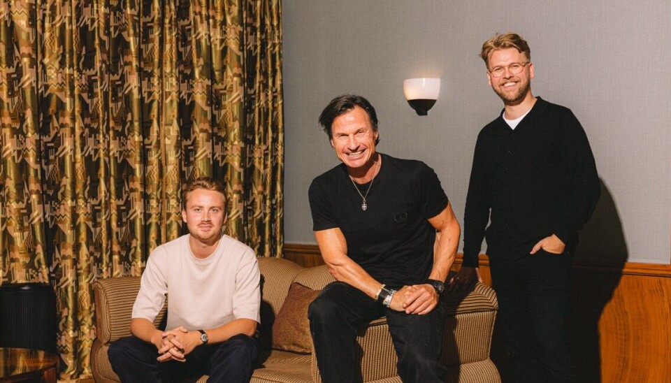 Petter Stordalen sammen med Henrik Mariero Dale og Simen Ringen.