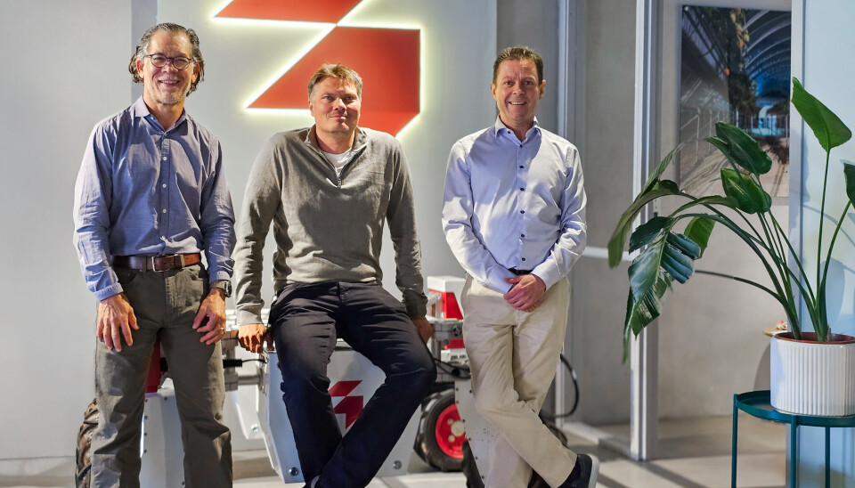 Styreleder Dorn Wenninger, gründer Pål Johan From og CEO Sacha de La Noë.