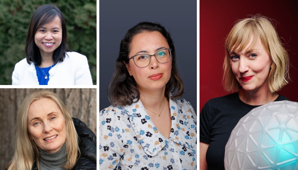 Gunn Astrid Baugerud, Ingerine Dahl, Mai Phan og Samane Etemadi får alle 75.000 euro i finansering til videre skalering, i tillegg til coching- og akseleratortjenester.