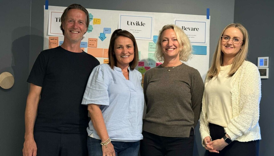 Helfi-styret, her ved Stefan Okstveit, Hanne Kolflaath, Elsa Braadland og Anne Kristine Grønlund.