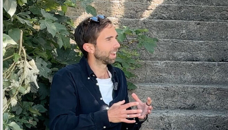 Tise-gründer Eirik Rime under Arendalsuka 2025.