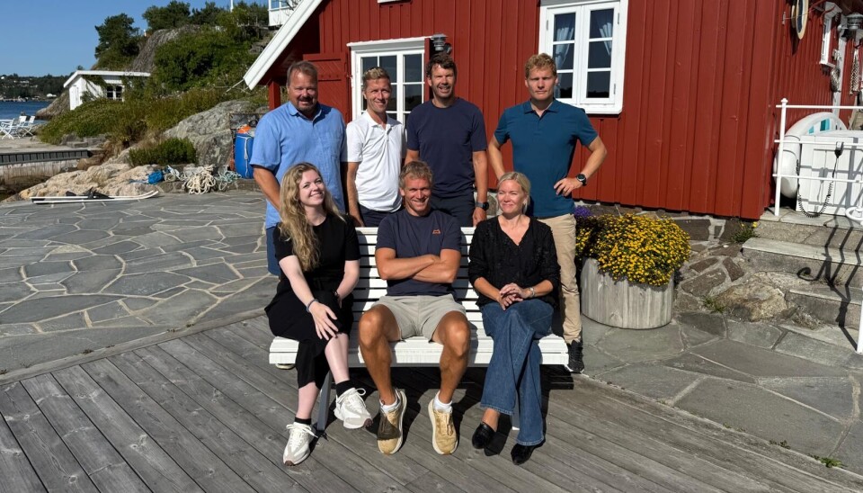 Bak fra venstre: Espen Kjeldsen, André Edvardsen, Trym Skeie, Andreas Eskeland. Foran fra venstre: Karoline Hegreberg Yuzer, Terje Berg-Utby, Nina Hunsager Framås.