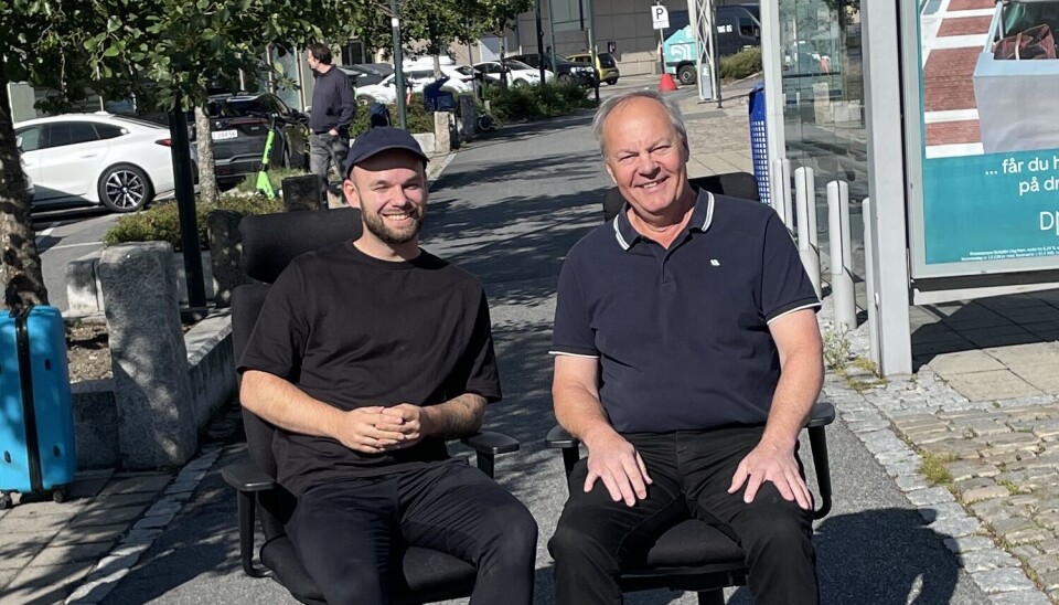 Secundo-gründer Eirik Broms og Green Table-gründer Jørgen Persson.