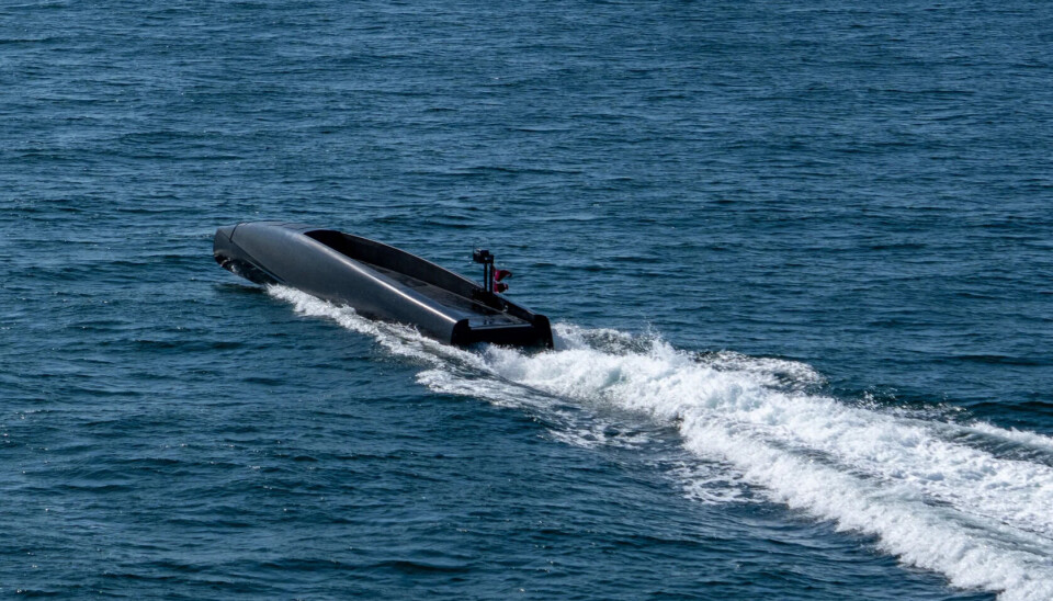 Den nye danske dronen der Maritime Robotics har levert den autonome teknologien.