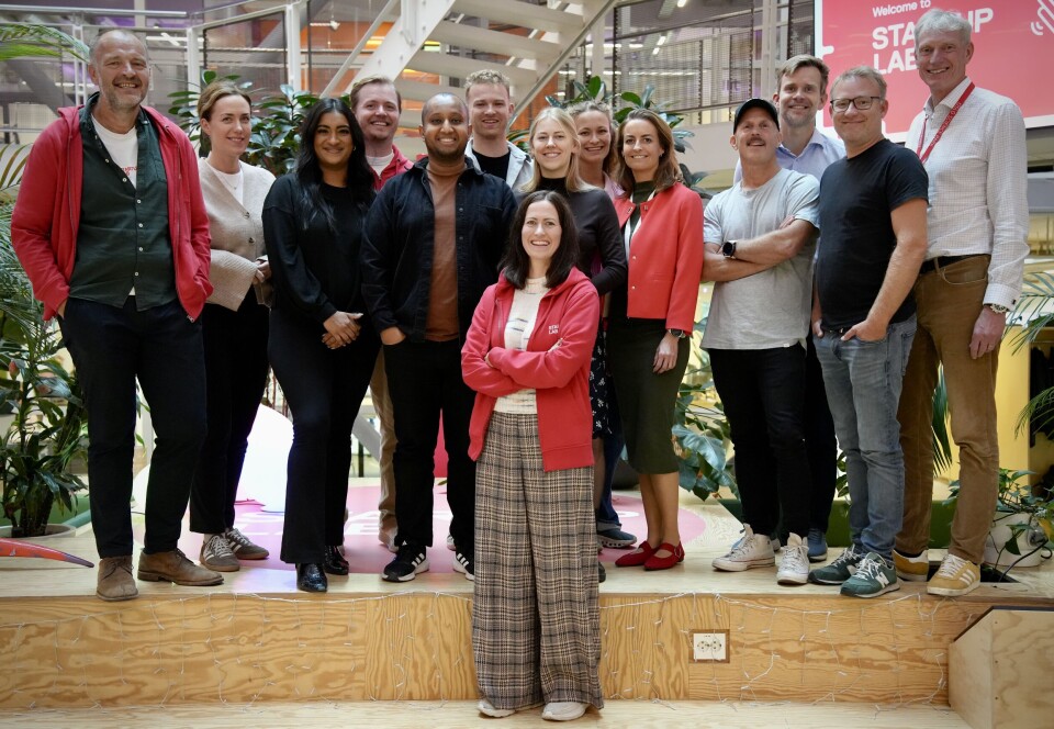 Marie Mostad og teamet i Startuplab.
