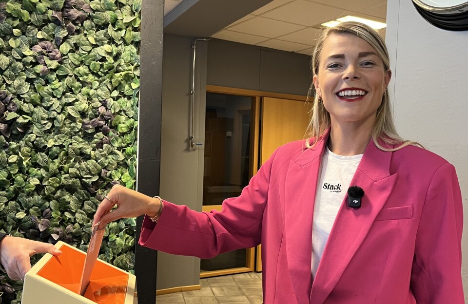 Madeleine Bjørnestad Røed i Stack By Me stemmer Høyre i år. Madeleine Bjørnestad Røed i Stack By Me stemmer Høyre i år.