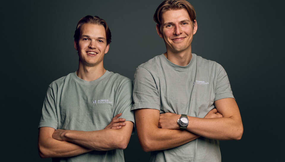 Scoped Solutions: Henrik Talstad og Mats Heide i bildet.