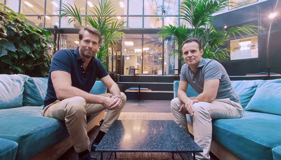 Ventech-partner Tero Mennander og Joel Uddén.