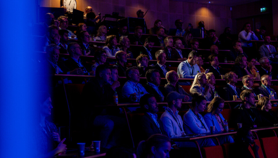 Gründerne presenterte for fullsatt sal under Demo Day Vestland og det var mange som også fulgte videooverføringen av presentasjonene i et naborom. Gründerne presenterte for fullsatt sal under Demo Day Vestland og det var mange som også fulgte videooverføringen av presentasjonene i et naborom.