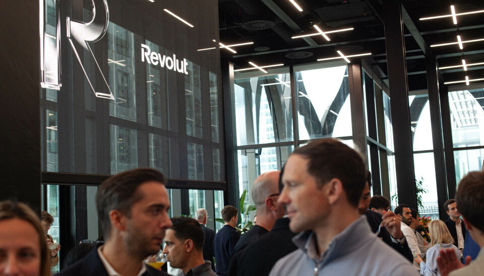 Fullsatt. Det var mange som ville besøke Revoluts nye globale hovedkontor på Canary Wharf i London.