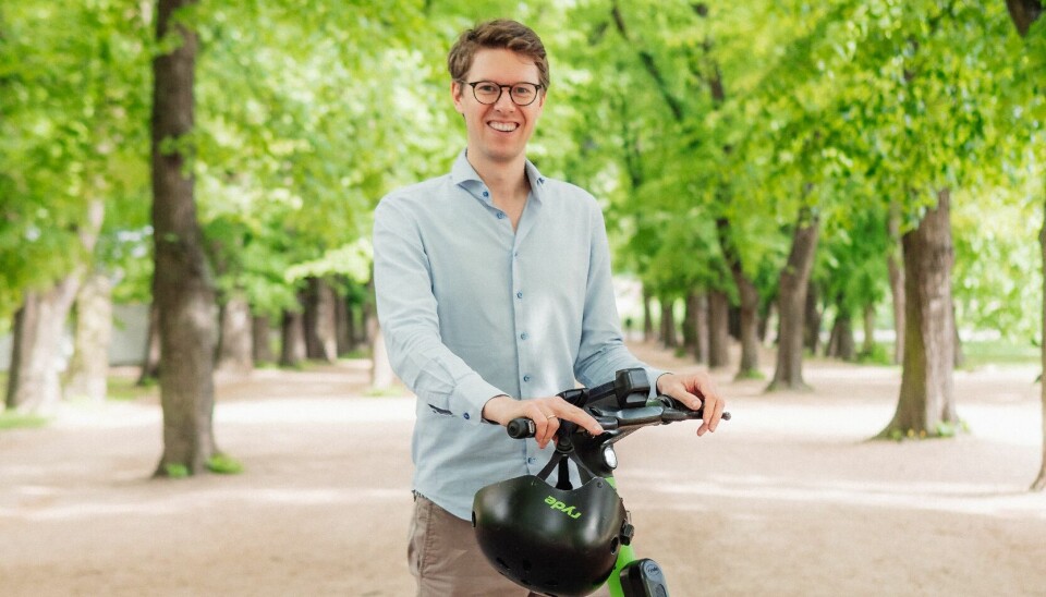 Tobias W. Balchen er daglig leder i den norske sparkesykkeltjenesten. Tobias W. Balchen er daglig leder i den norske sparkesykkeltjenesten.