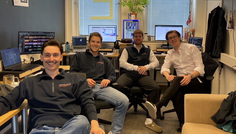 Juvo-teamet: Erlend Borsholm (co-founder, markedsføring og salg), Preben Andersen (co-founder, utvikler), Rolf Erling Bekkelund (co-founder, utvikler), Casper Kristoffersen (co-founder, økonomi og administrasjon).