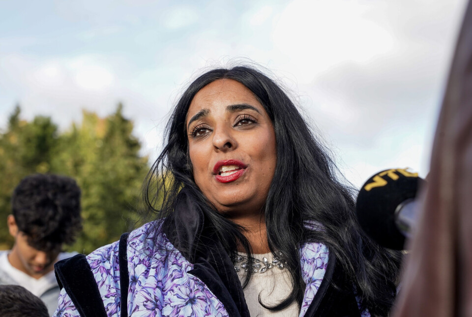 Kultur- og likestillingsminister Lubna Jaffery (Ap) tror ikke AI-musikken vil ta helt over. Kultur- og likestillingsminister Lubna Jaffery (Ap) tror ikke AI-musikken vil ta helt over.