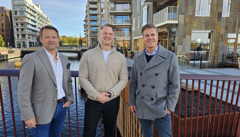 Torkil Munkhaugen, CEO i Apex IT, Christian Skjelbakken, Salg og Markedssjef i Heime, og Bård
Kristensen, CCO i Apex IT.