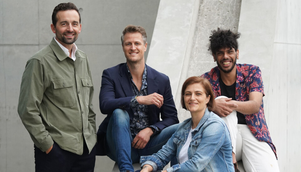 Fra venstre: Espen Sjaavik, Edwin Fjeldtvedt, Alexandra Leisse og Amr Abdelwahab.