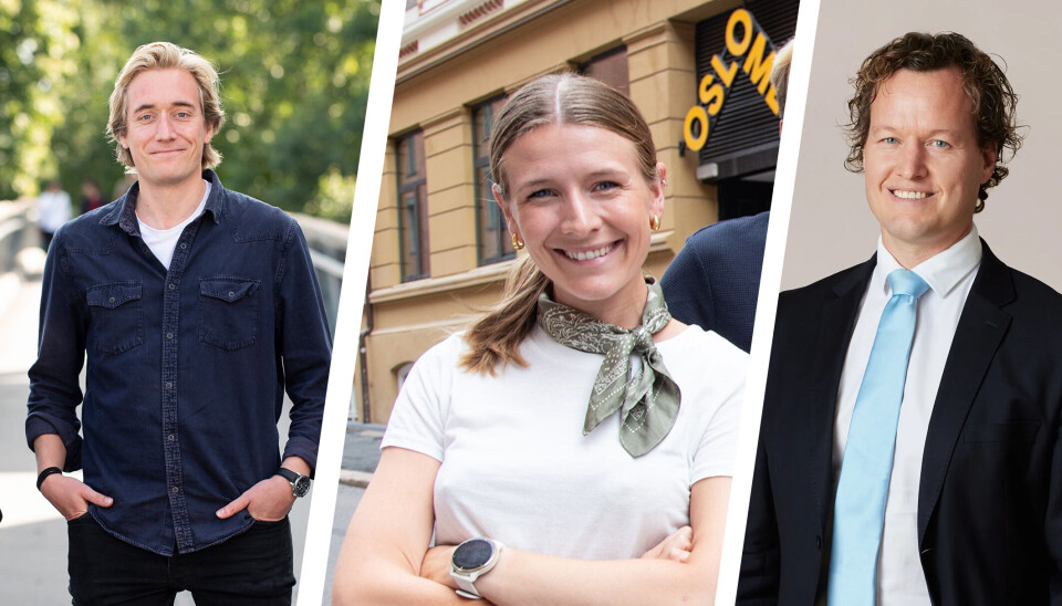 Masterchannel-gründer Christian Ringstad Schultz, Ranveig Strøm i Gründergarasjen og Selmar-partner Remi Dramstad.