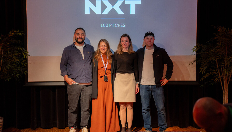 En av disse fire vil bli kåret til Norges beste pitcher i 2025 på torsdag. DNB NXT 100 pitches