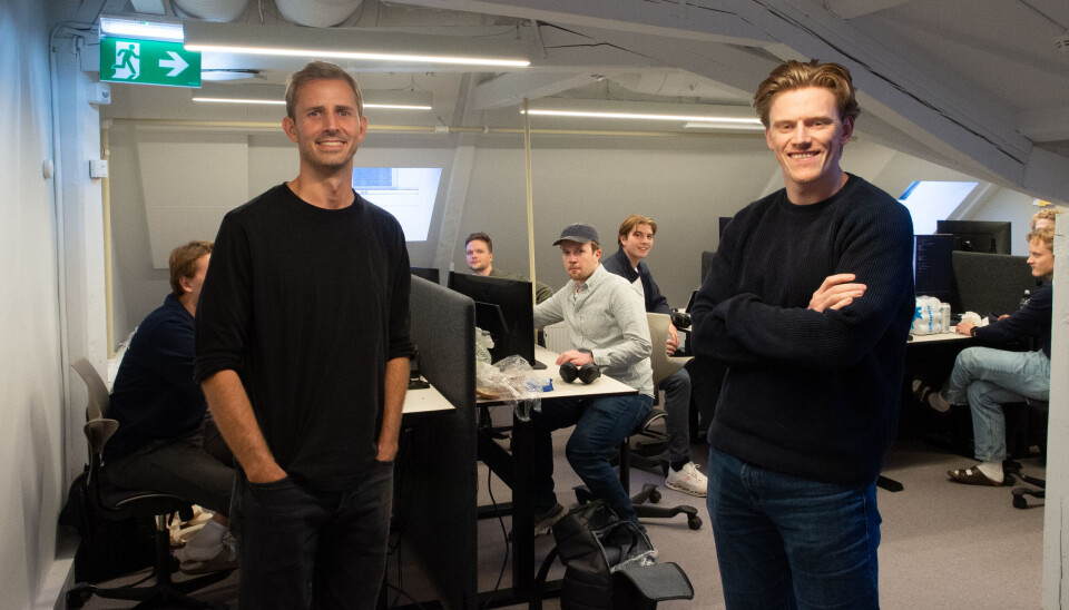 Mesh-gründer Anders Mjåset og Wepost-gründer Trond Haugå.