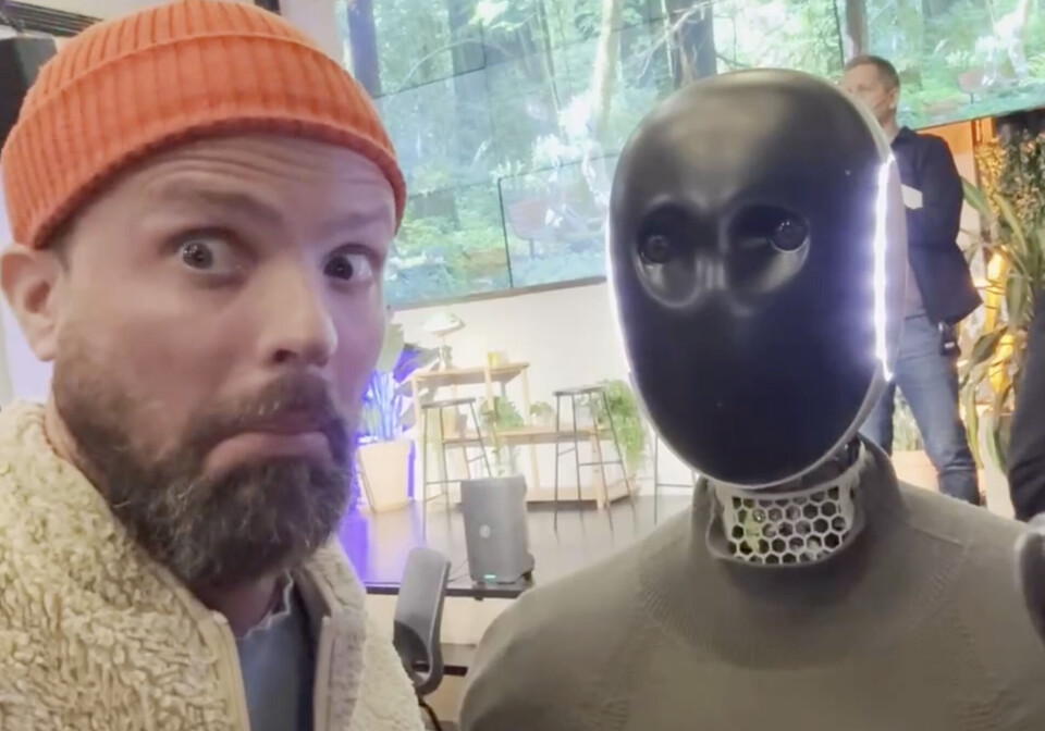 Kahoot-gründer Johan Brand og Neo.