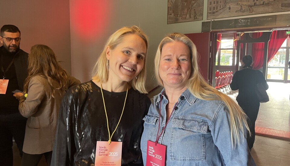 Tonje Ørnholt er leder for investeringer i Oslo Business Region. Her sammen med Alliance-partner Stine Mølgaard Sørensen.