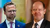 Nikolai Astrup fra Høyre til venstre og Harry Valderhaug fra Krf er uenig i prioriteringene til regjeringen og Innovasjon Norge.