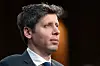 FILE - Sam Altman, Co-Founder and Chief Executive Officer, OpenAI, testifies before a Senate Committee on Commerce, Science, and Transportation hearing on Capitol Hill in Washington, May 8, 2025. (AP Photo/Jose Luis Magana, file)