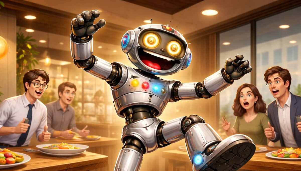 Photo: Mia Sandnes Nilsen Dansende robot skaper kaos på restaurant i California